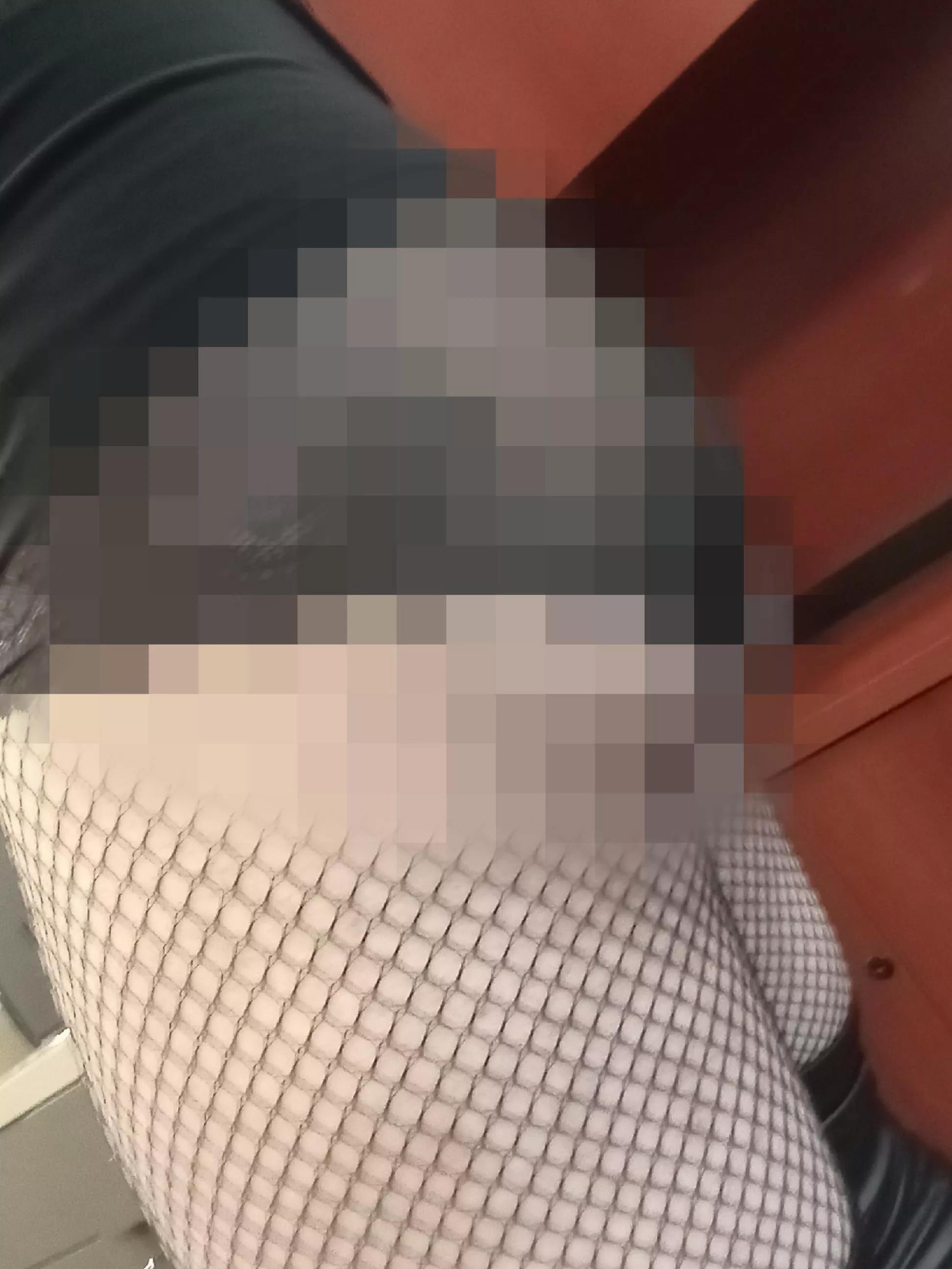 OK, I'll let you see a little of my fishnets.