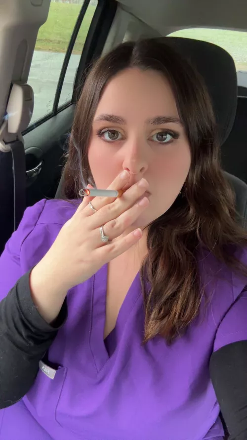 One before the shift starts🥰