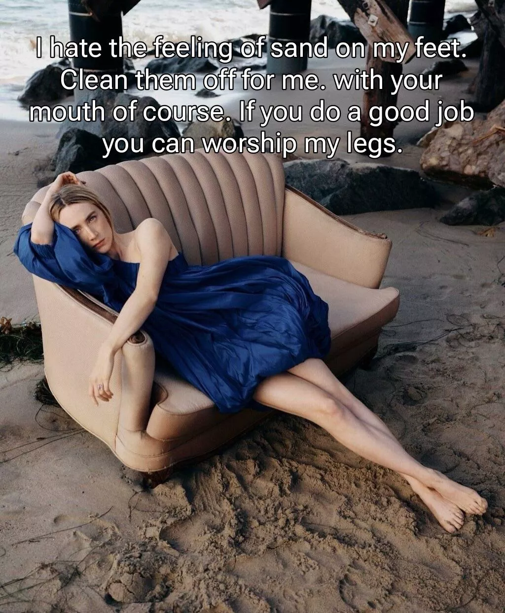 Saoirse Ronan needs her feet clean Saoirse Ronan needs her feet clean