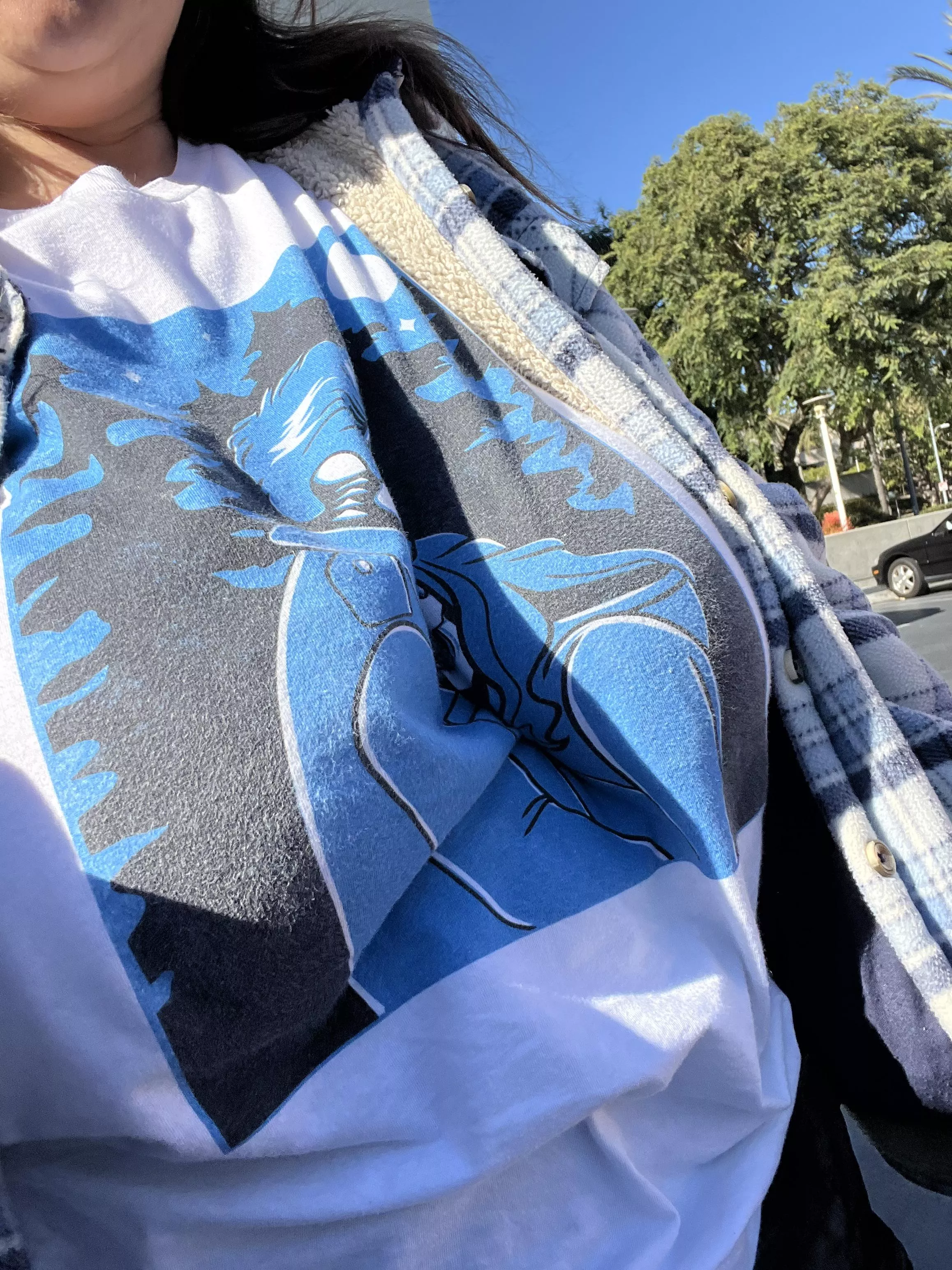 Saturday means I get to set the tits free