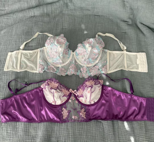 Silky and mesh wide band and straps 