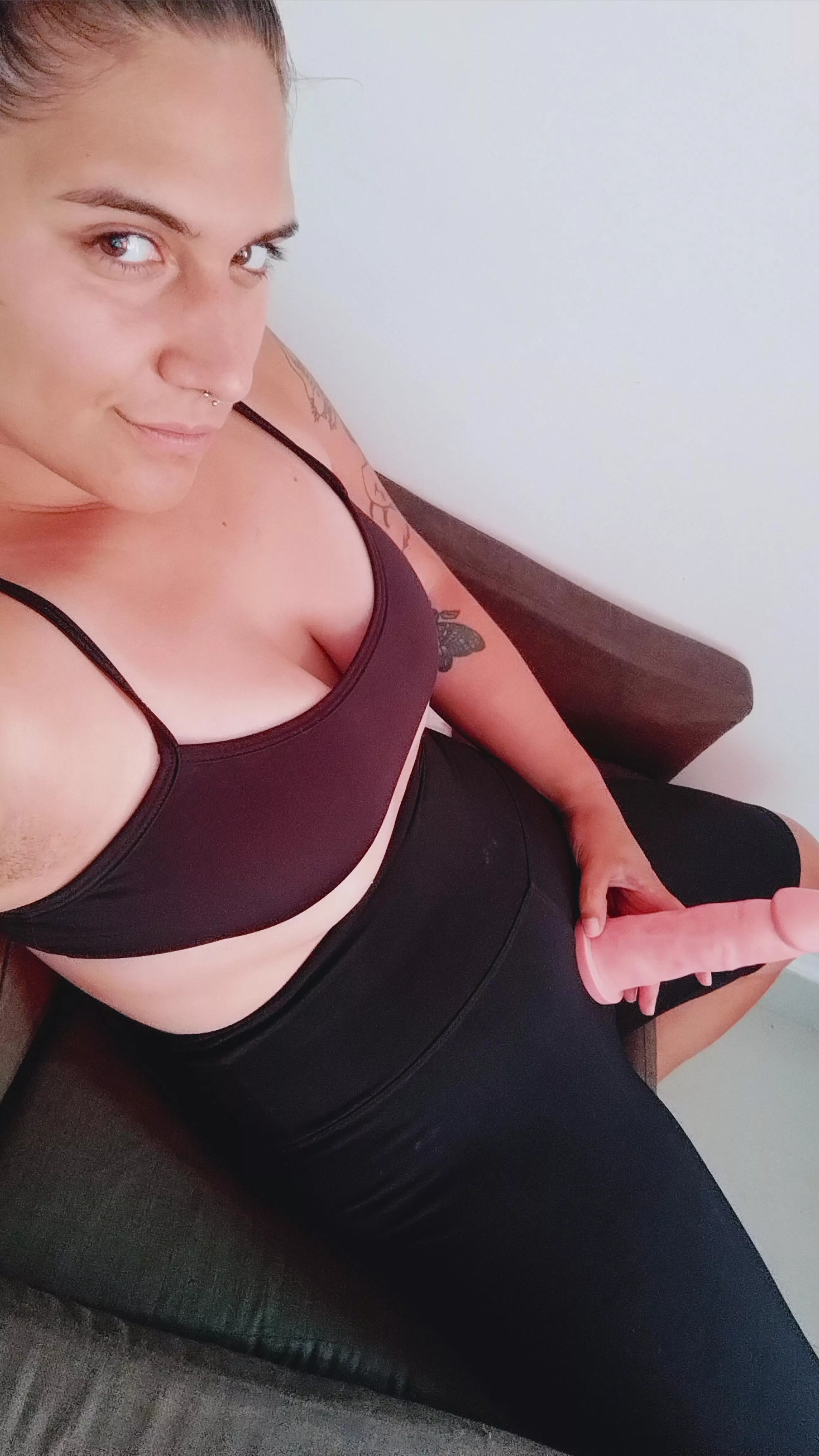 Sit on top of this cock, I'll break your little hole.