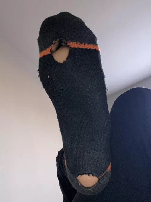 Stick your tongue through the top hole, boy