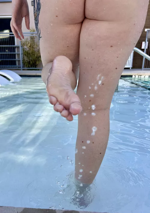 suck on my toes so I know it's real 