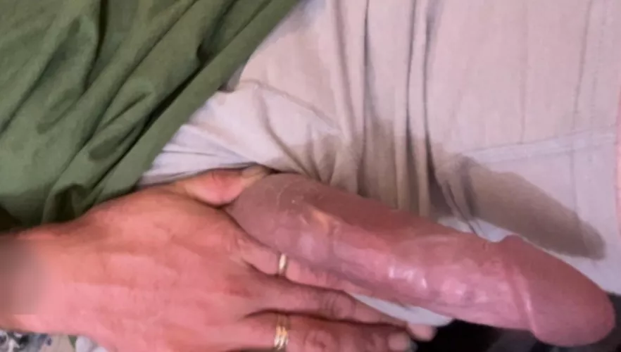 This big fat cock is always finding its way out of my pants at work