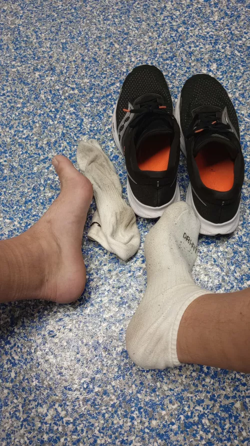 Trade/swap? Been wearing these to the gym for the past few weeks. Size 13 feet.