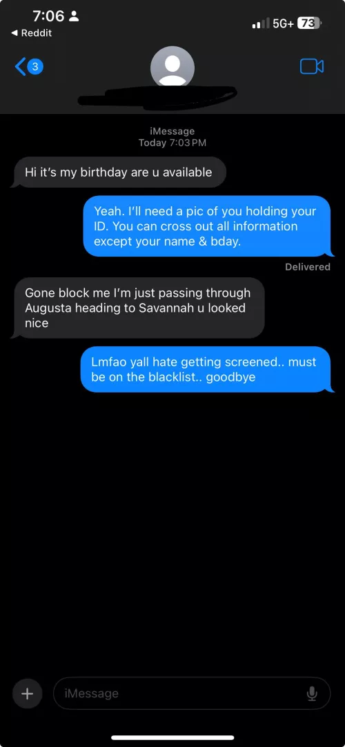 Trying screening again & this is the response 99% of the time.. whyyyyy??? 