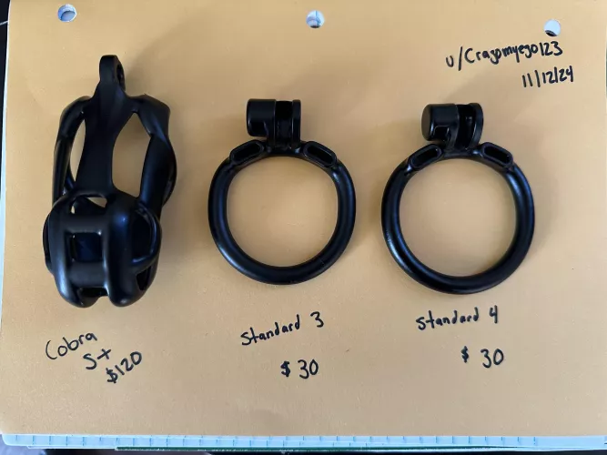 [USA] Cobra S+ Cage and 3,4 Standard Base Rings to sell 