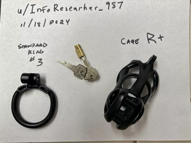 [USA] SELL Cobra R+ cage, standard #3 ring, lock and 2 keys 