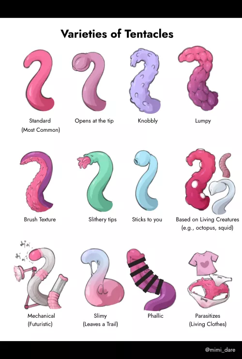 Varieties of Tentacles (mimi_dare)