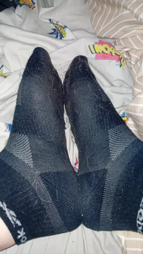 very stinky socks been on my feet all day, who wants a sniff?