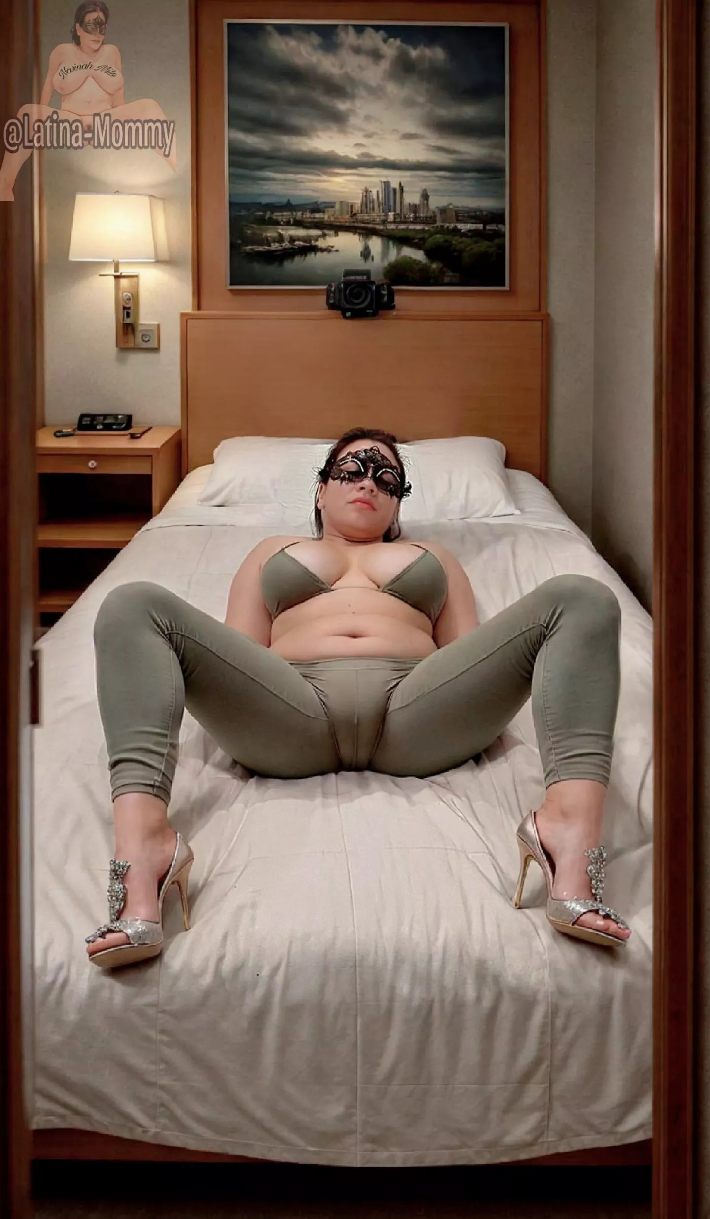 When you hear everything is bigger in Texas so you get your camel toe out to compete