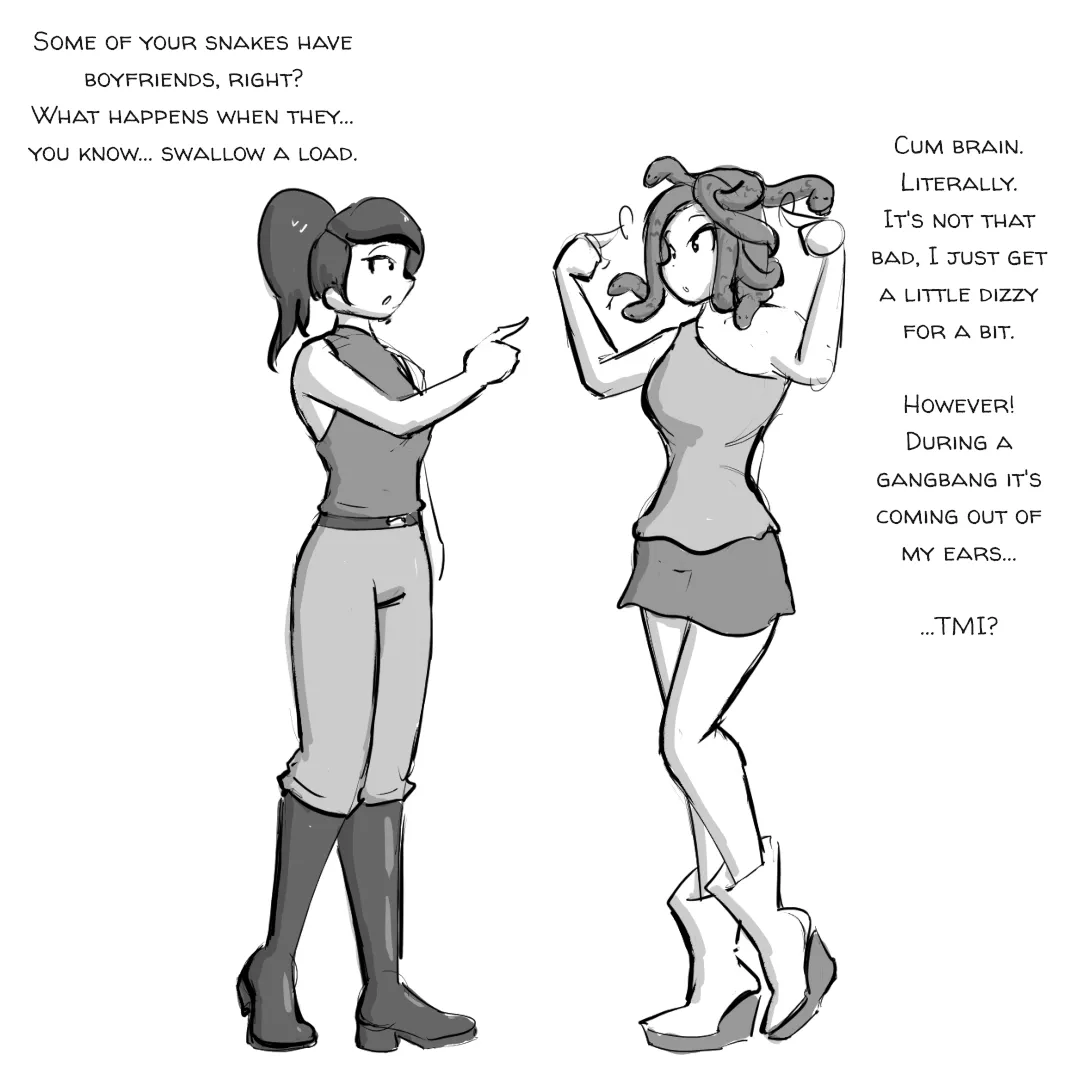 Who else has only cum on their mind?