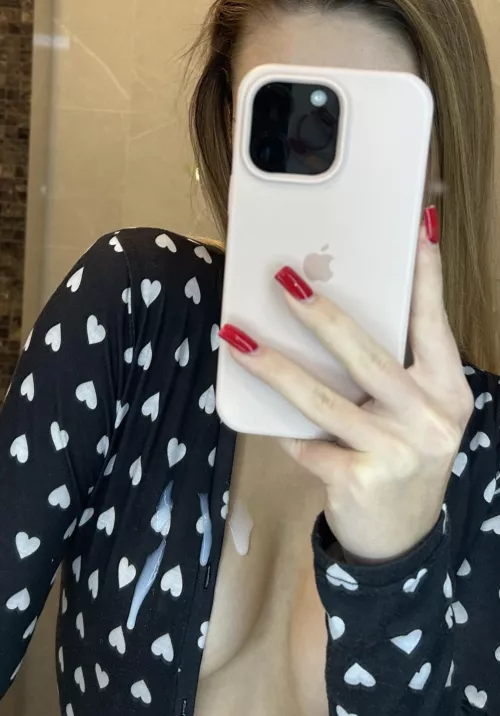 Work outfit for tonight, and yes, I'm already cumming