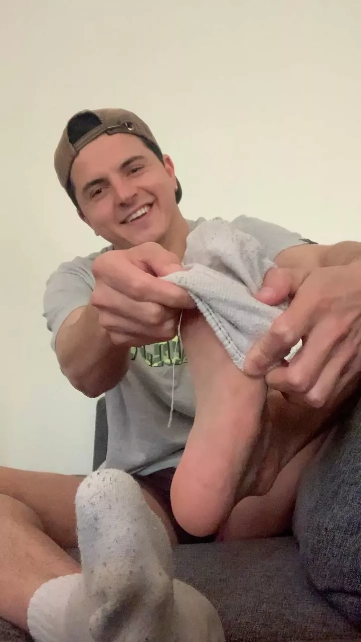 You don’t speak until my socks are in your mouth. Start now  