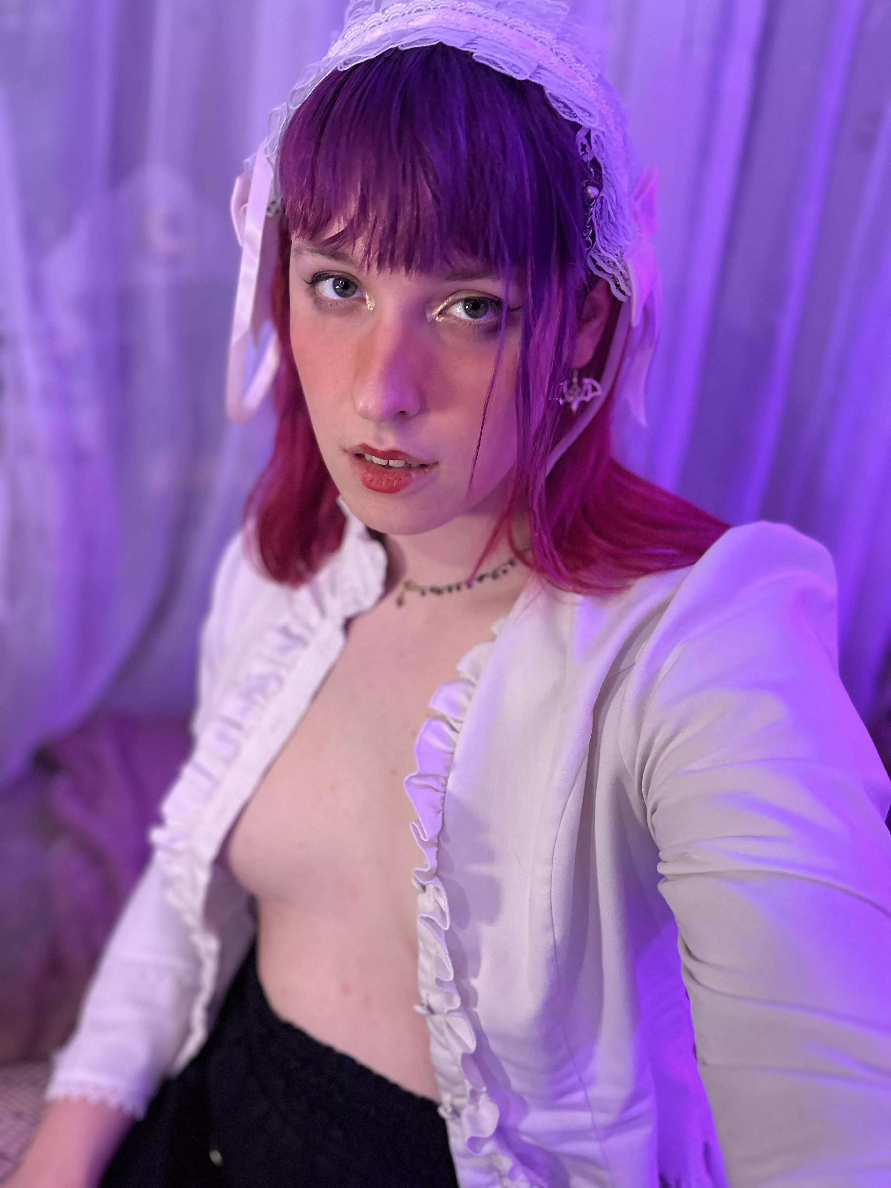 You wish you could feel my soft girl skin