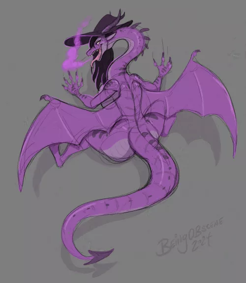 [Dragon] Hanging Out by BeingObscene