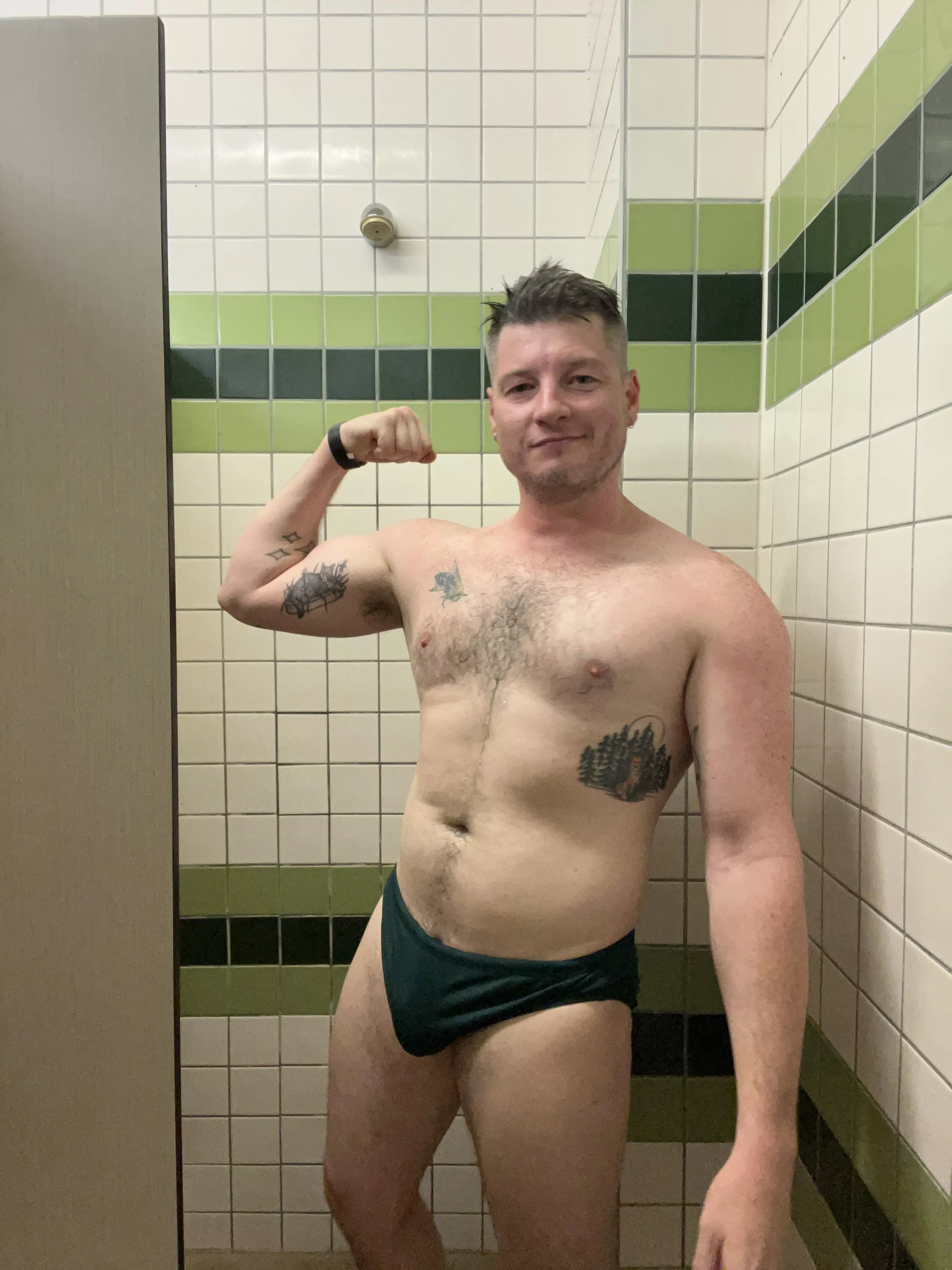 Feeling good after 1500m