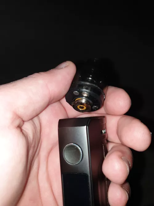 Geekvape zeus atomizer (0.2 ohm) works perfectly fine in my Voopoo drags. I just cut the top of the atomizer and it works.