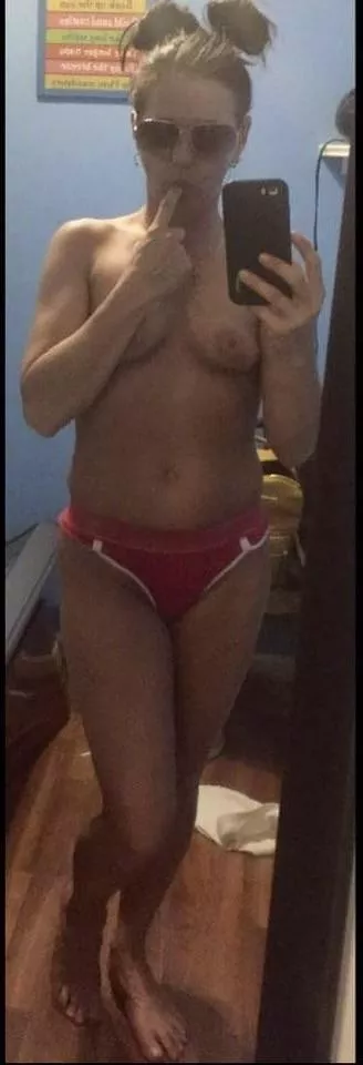 Getting ready to jump in the tanning bed