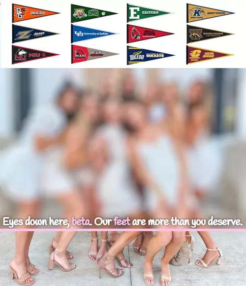Guess which MAC College these Sorority Heels belong to, and you can see them uncensored...