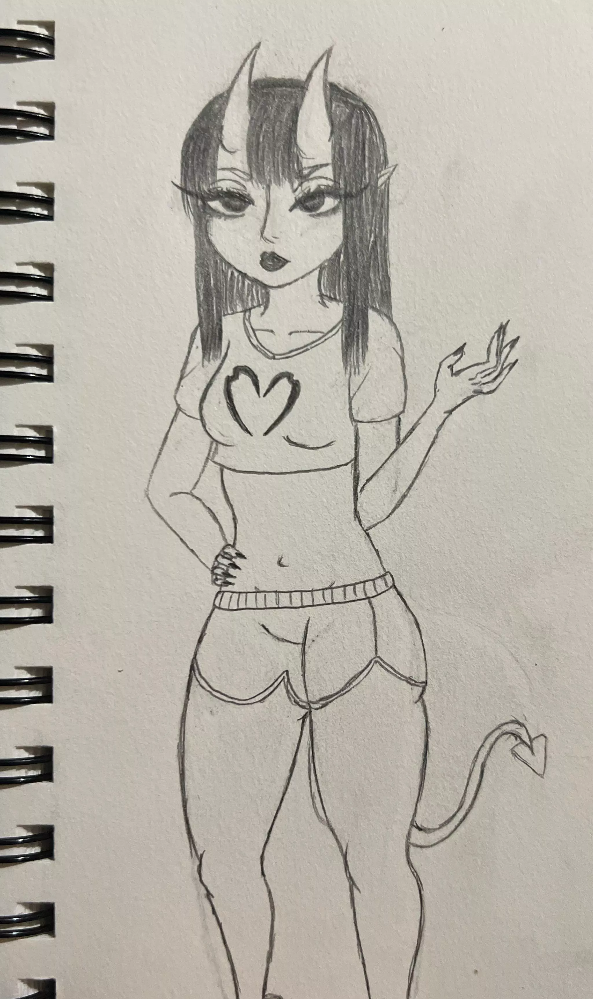 I drew Meru in my artstyle from memory! :3