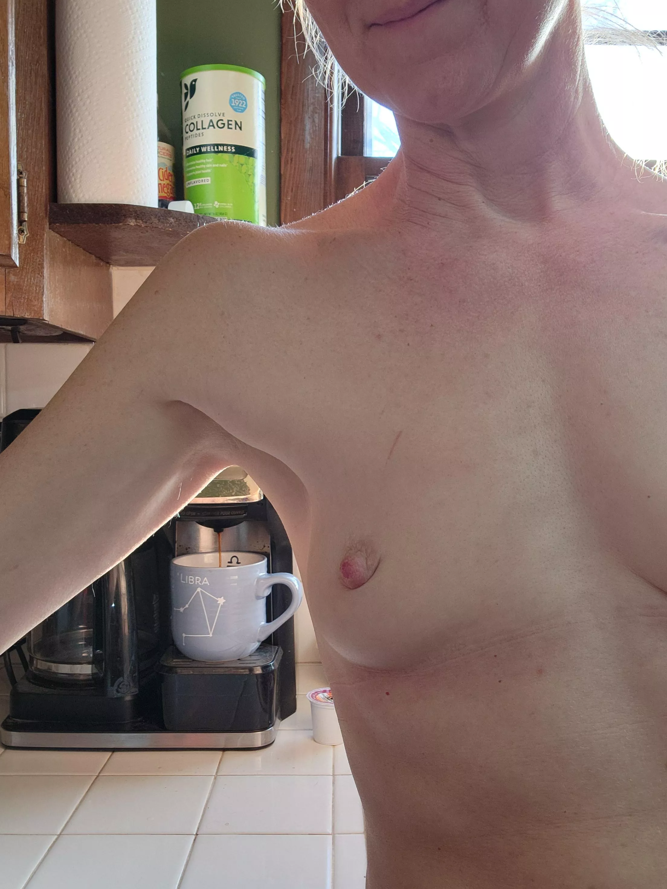 I just couldn't wait for the coffee to be done.