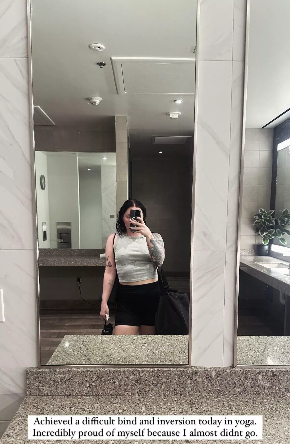 I showed up today and killed it! 😈