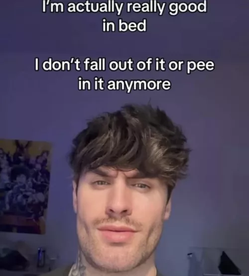 I’m really good in bed 😈🤓