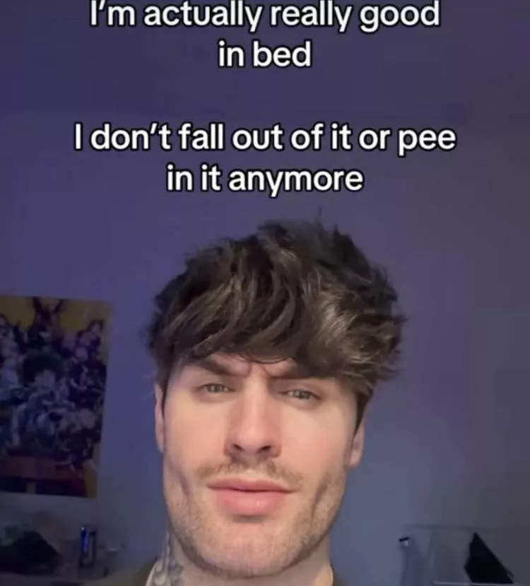 I’m really good in bed 😈🤓