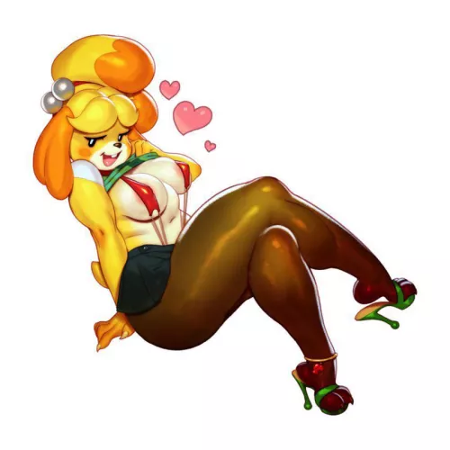 Isabelle being a tease (Robaato)