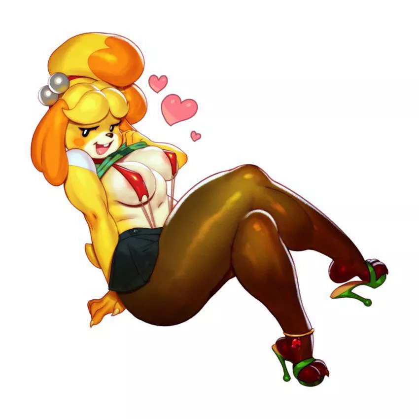 Isabelle being a tease (Robaato)