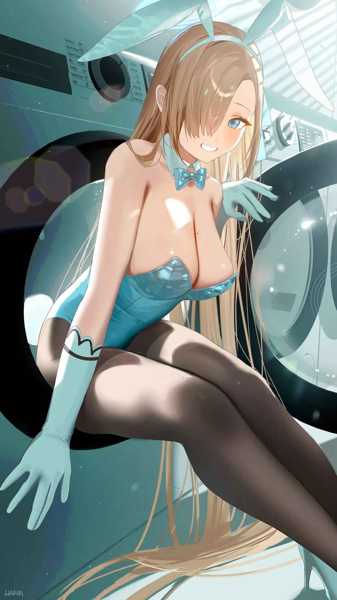 Laundromat Bunny Asuna [Blue Archive]