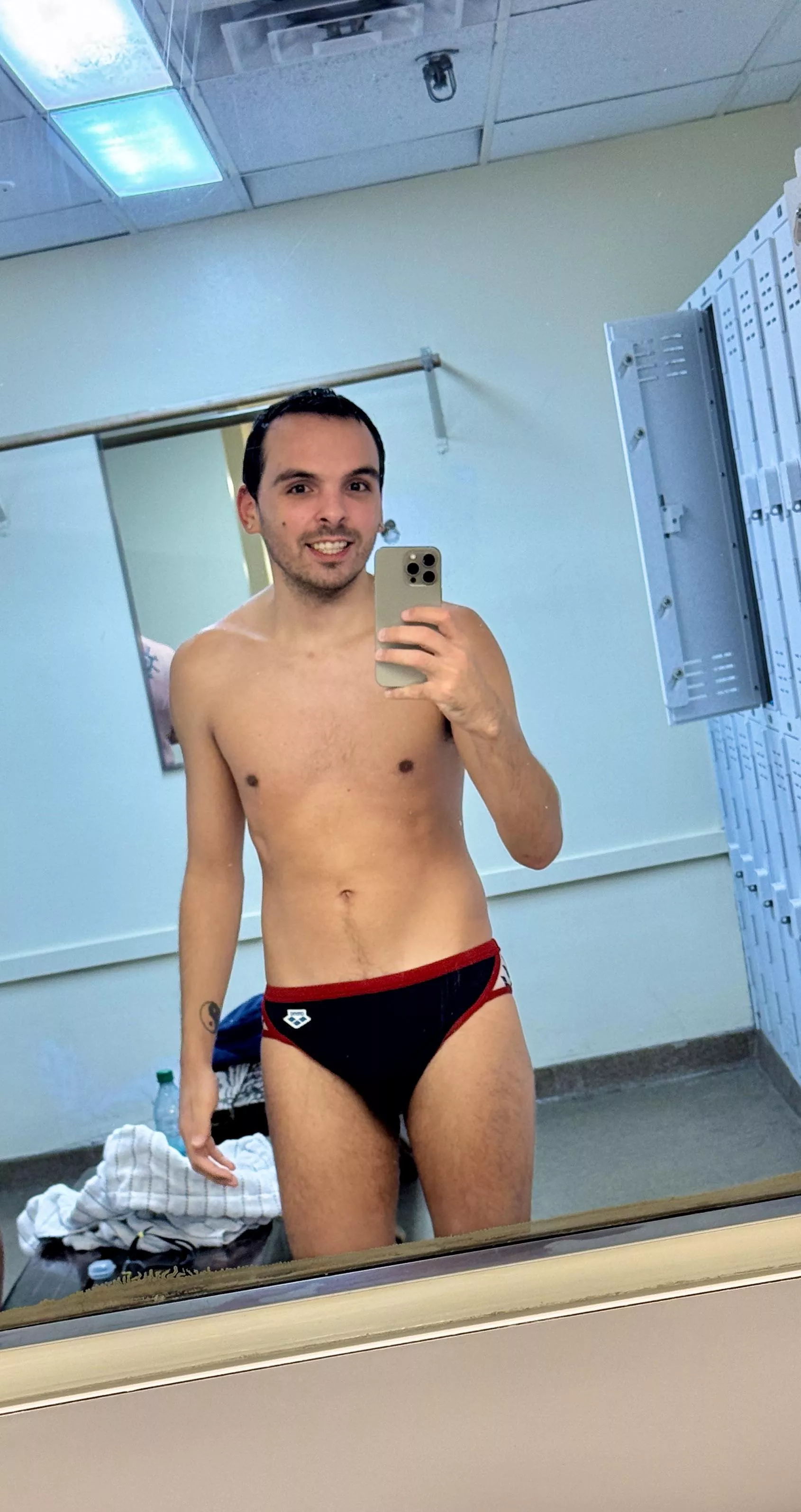 Little late evening swim:) 