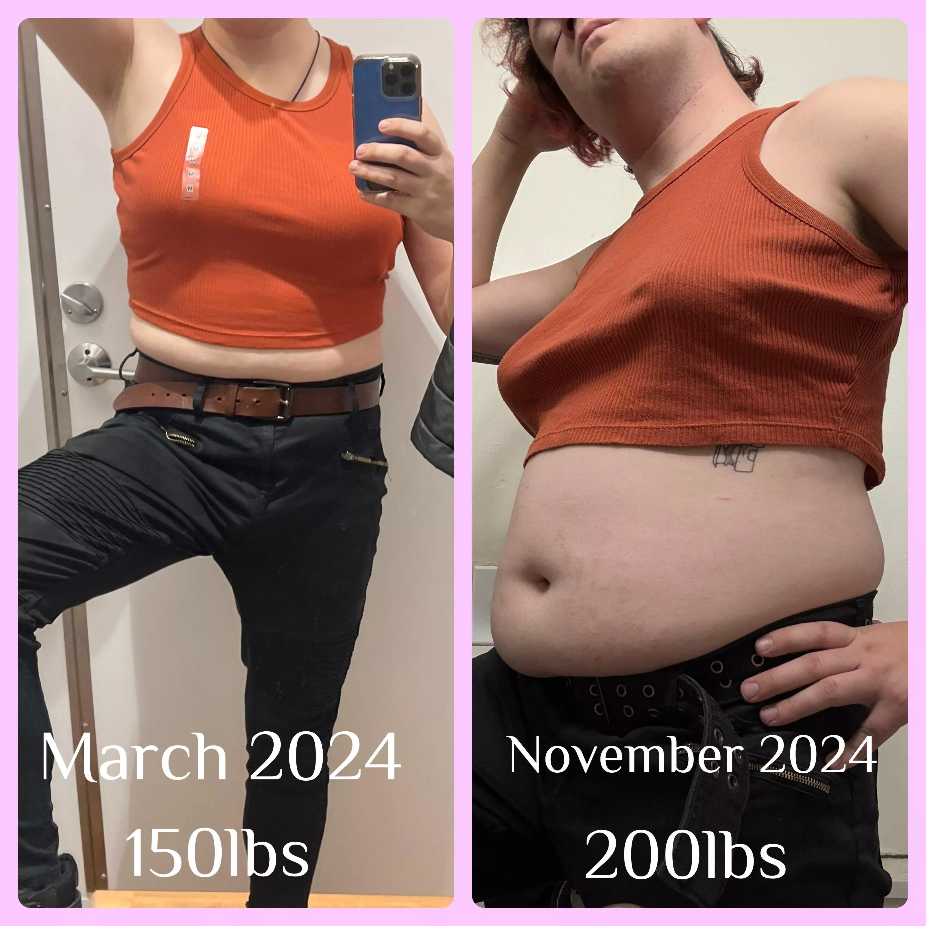 My gf thinks I’m getting a bit heavy… I don’t see it 