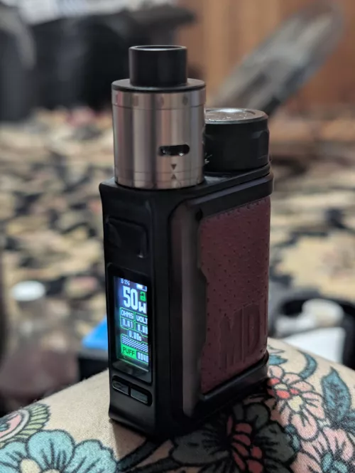 My Wotofo MDura paired with my Aspire quad flex 