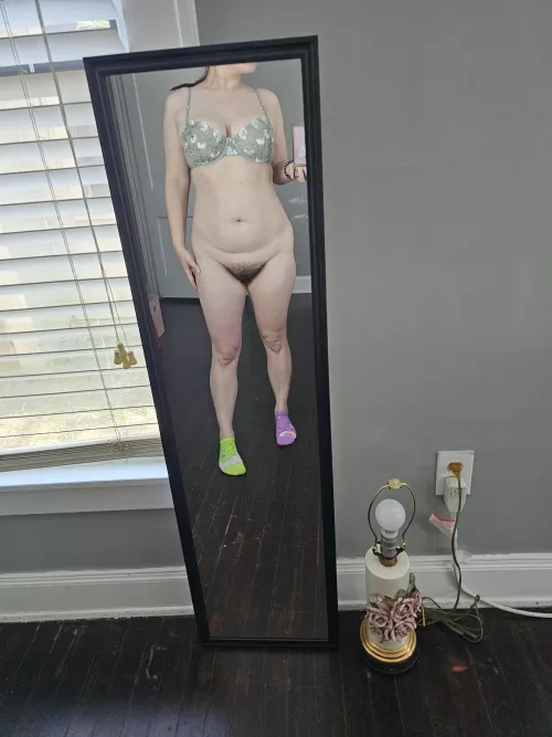 Pale girl next door rocks a bush