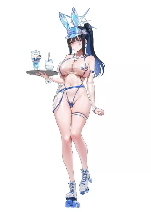 saori the food is already serve (chochomi)