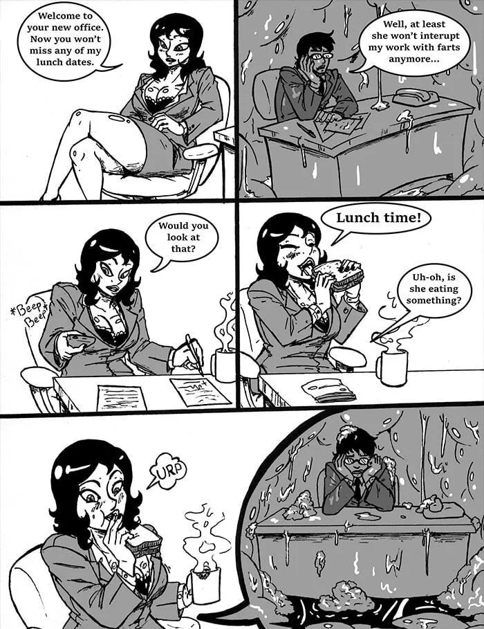 Seems like it's getting crazy in the office... Call HR (artist unknown)