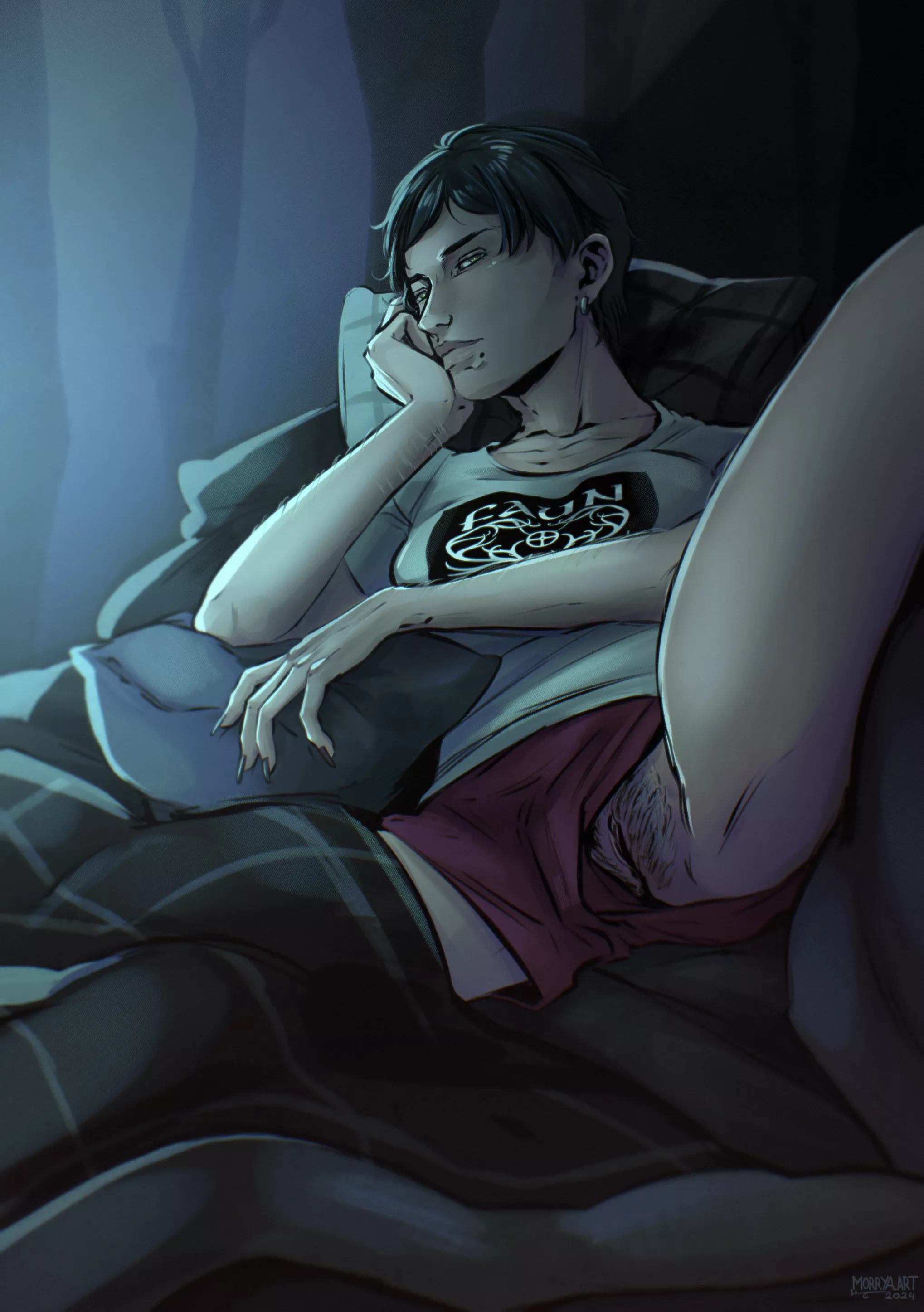 She's watching the movie. what are you watching?