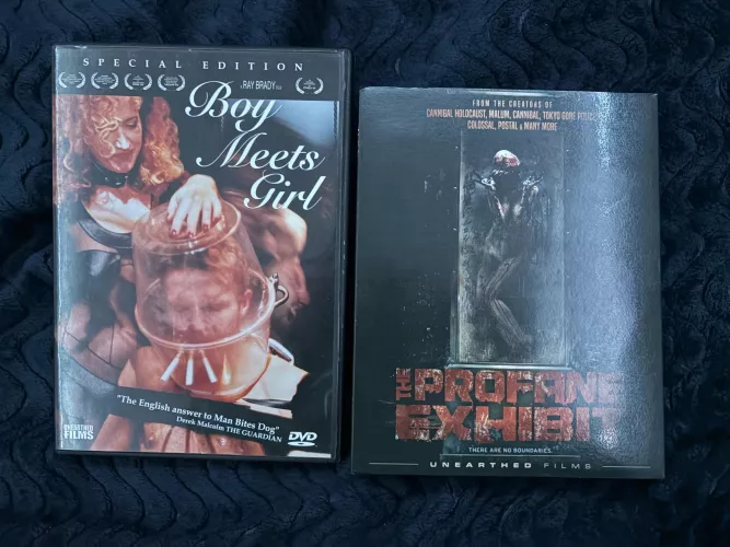 Some new pickups to add to the disturbing movie collection