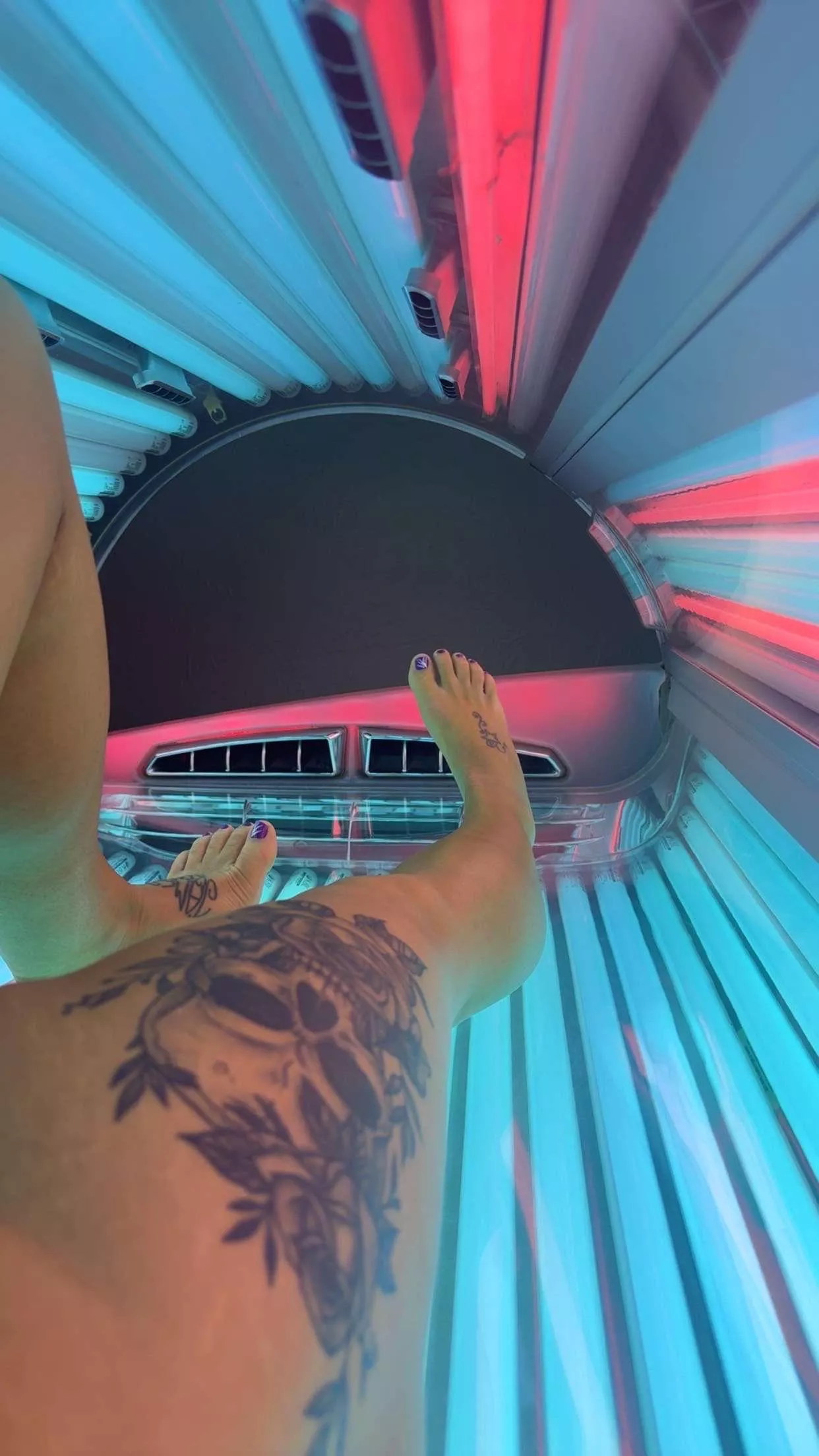 Went with some purple toes this time 