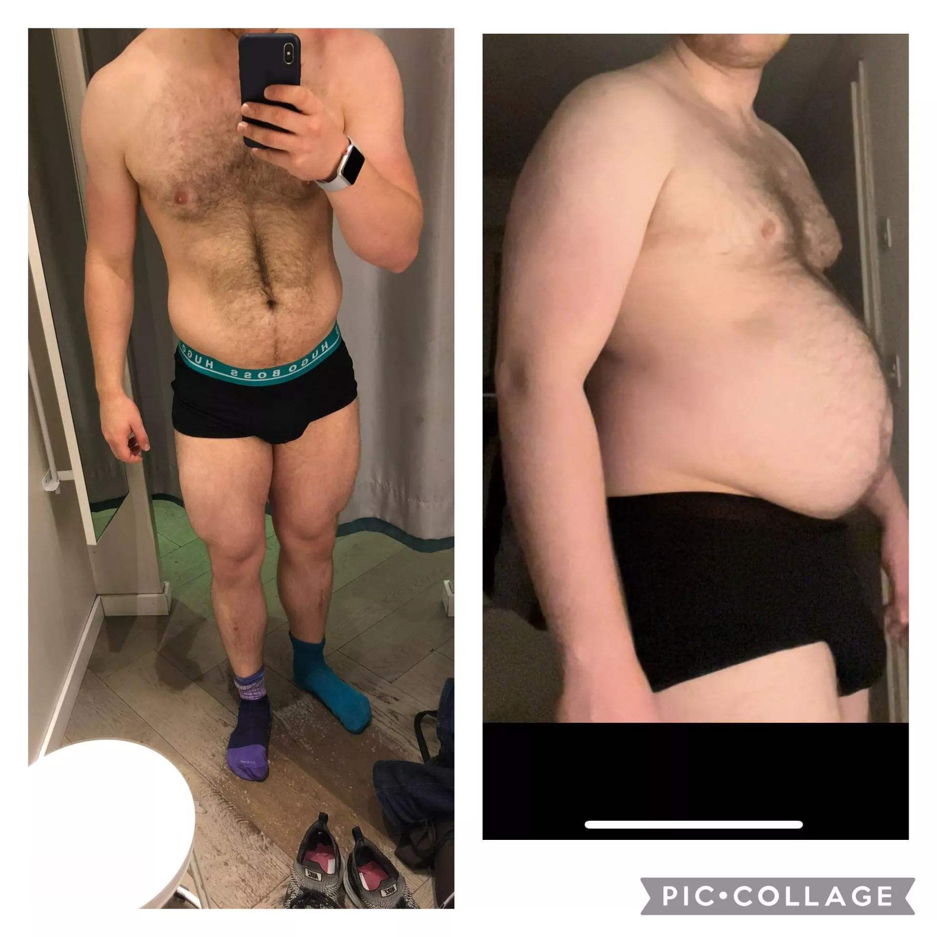 What a few too many cheat meals does to an athlete…