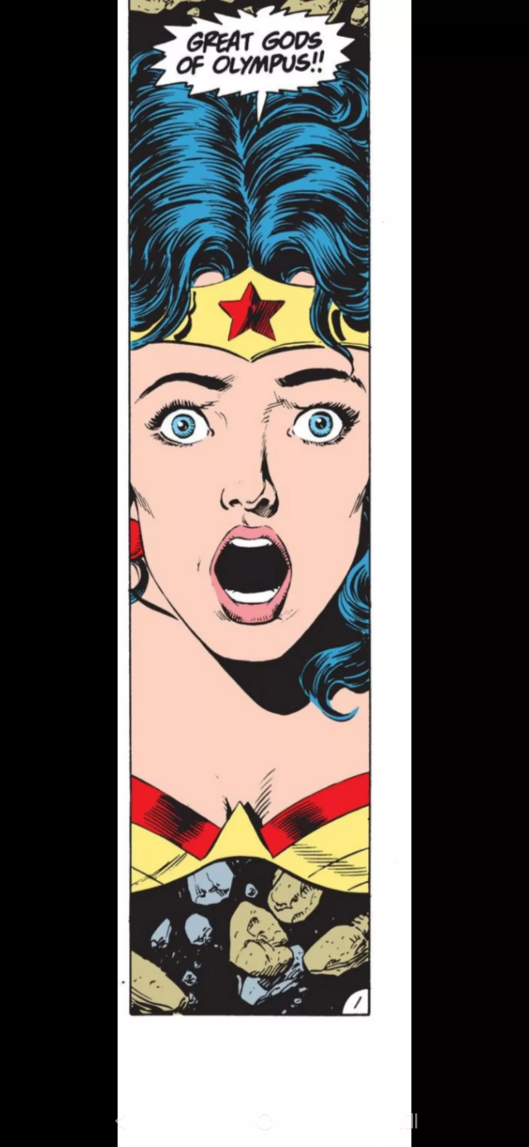 What's she reacting to? (Wrong answers only)