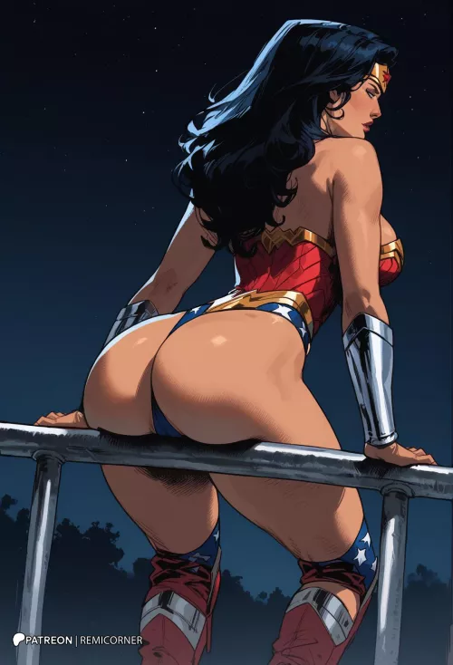 Wonder Woman’s perfect ass.