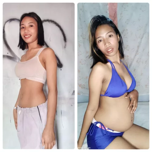 XinXin’s weight gain progress in only 4 months 