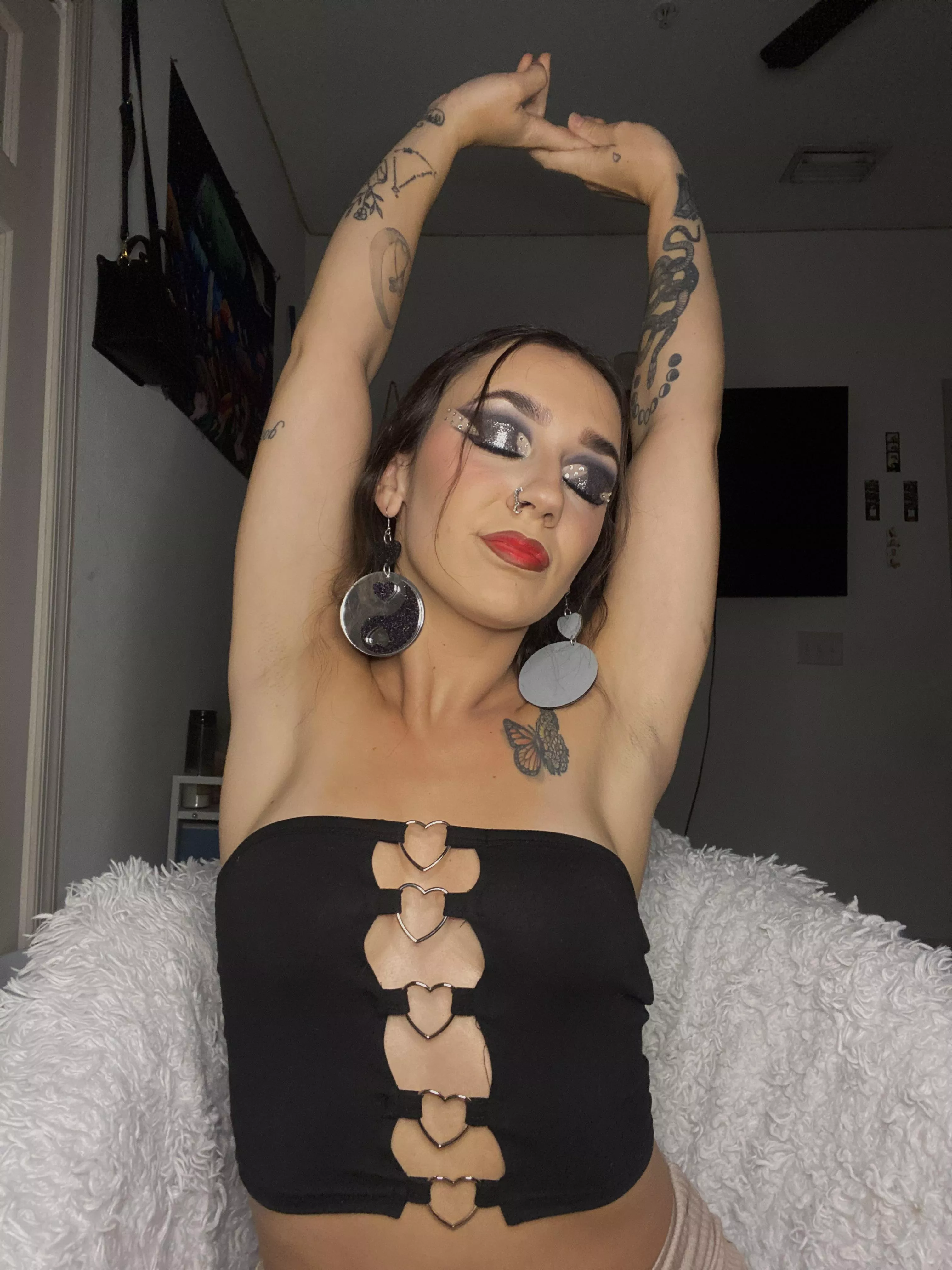 You love to watch a woman stretch 