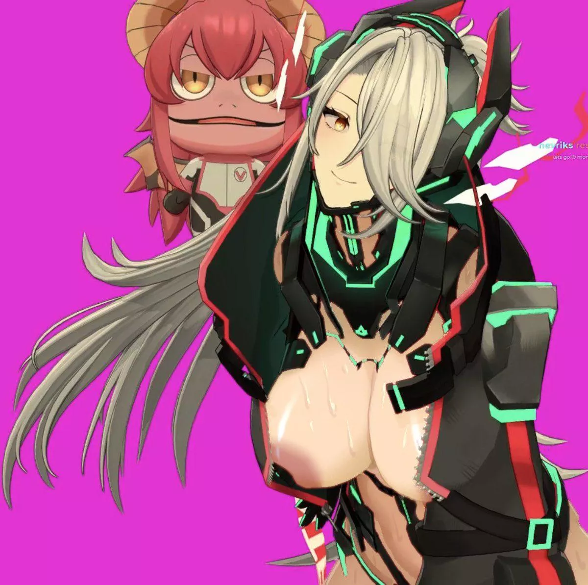 [Zentreya] showing off her massive tits for chat (ROCKAROLL★HAZE)