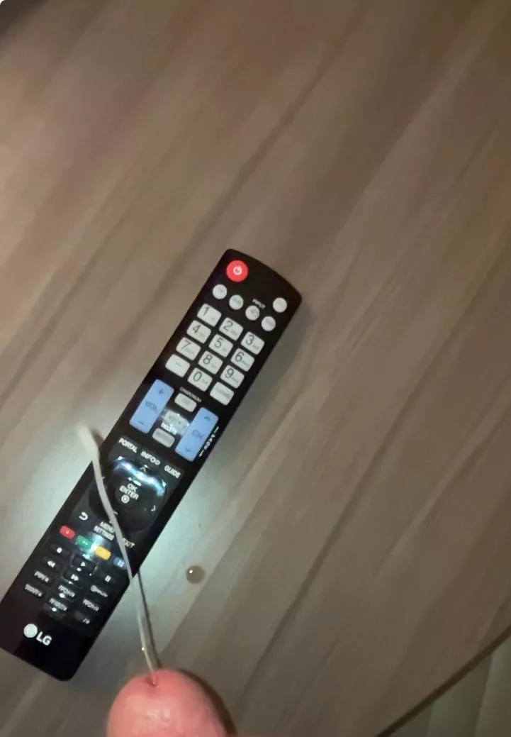 [28] Oops, got a little something on the remote at the hotel