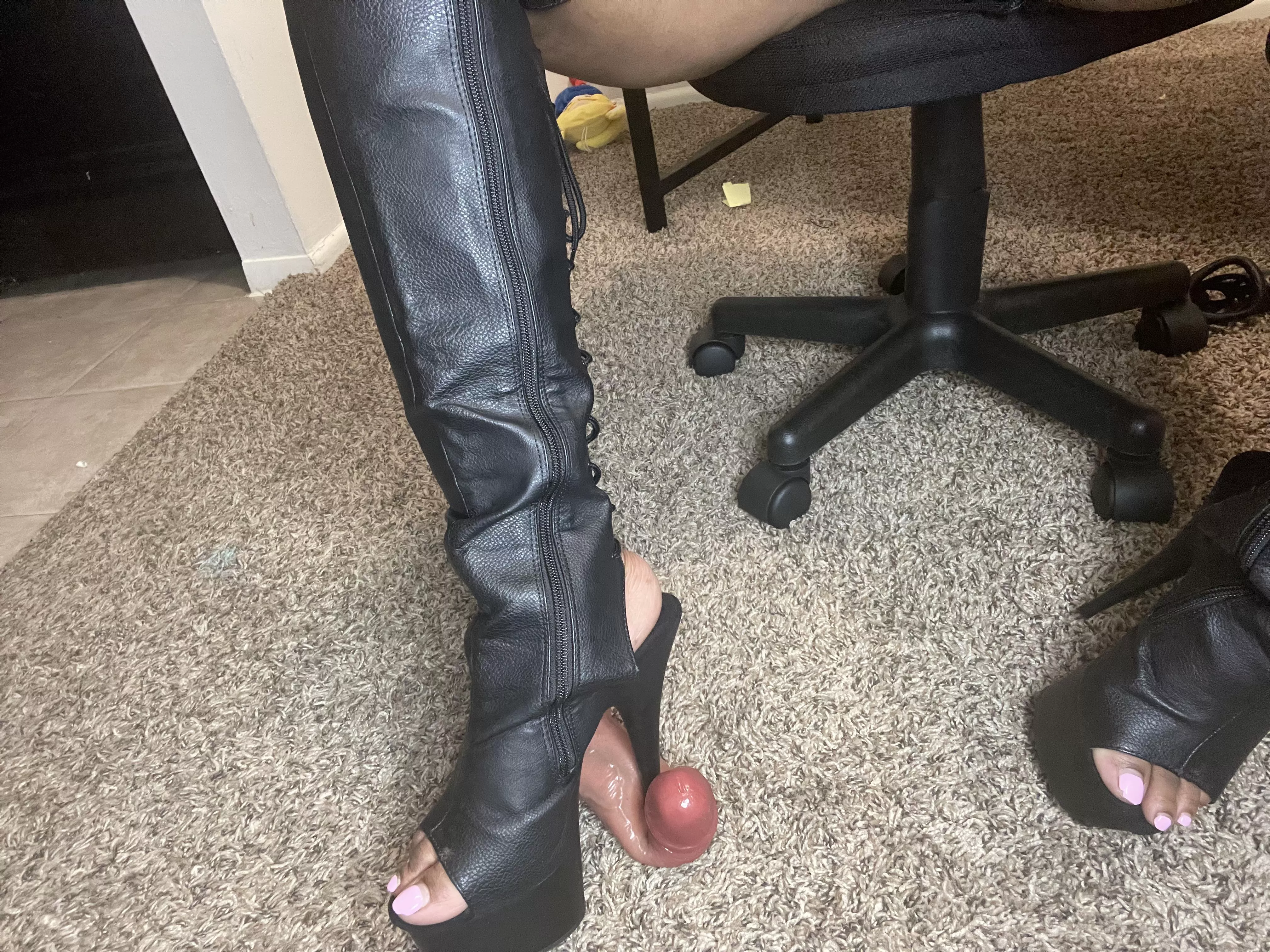 After mama step all over that cock I need you to drink all your kids